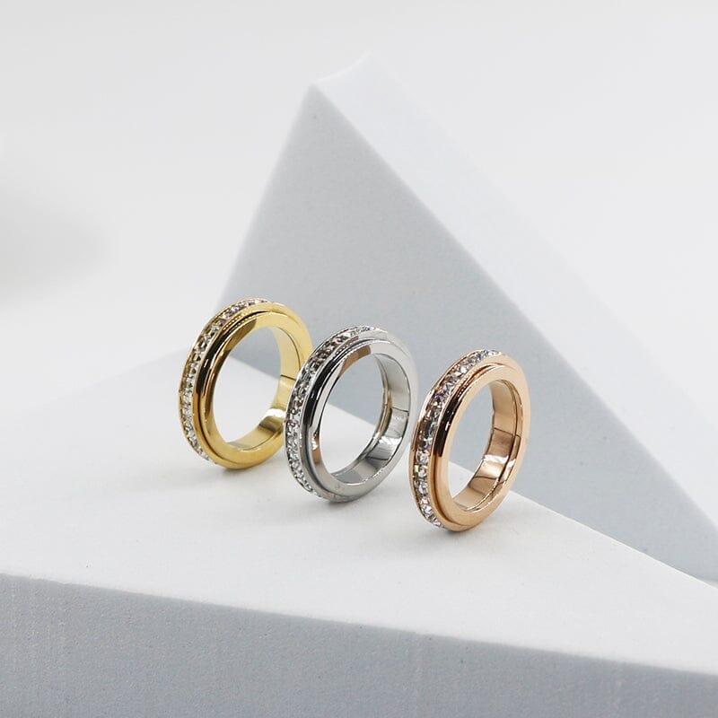 Bague Incrustée Aura Éclatante