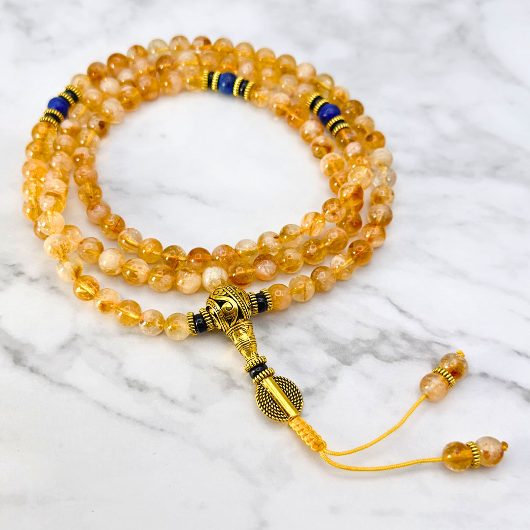 Mala en Citrine des Bénédictions Financières