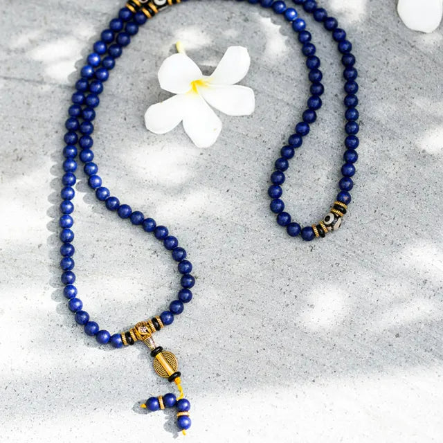 Le Mala du Troisième œil en Lapis Lazuli