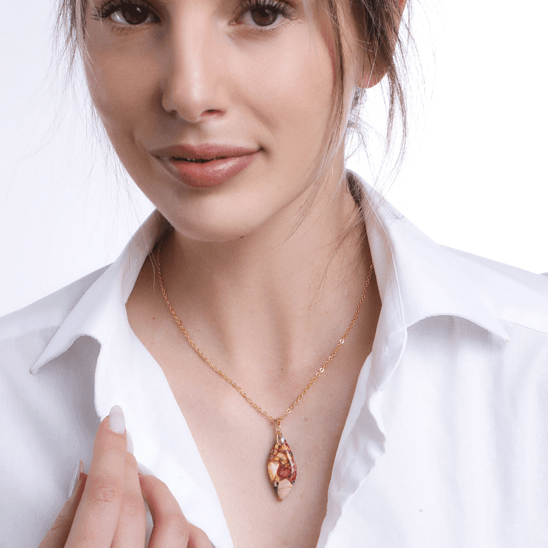 Collier Passion Vibrante en Jaspe