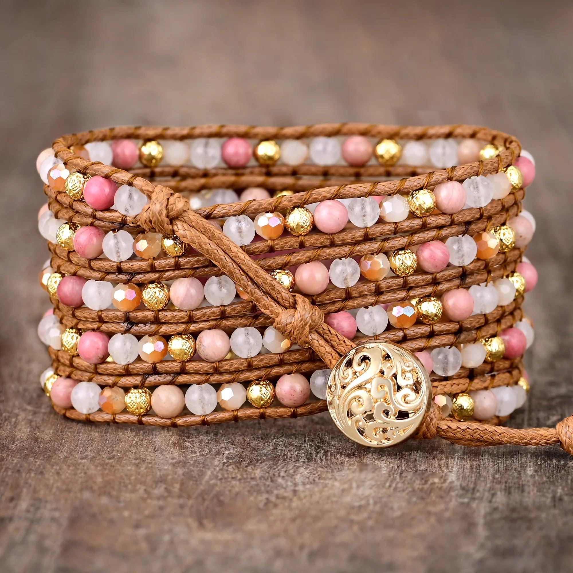 Bracelet Vibrante Essence en Pierres Naturelles