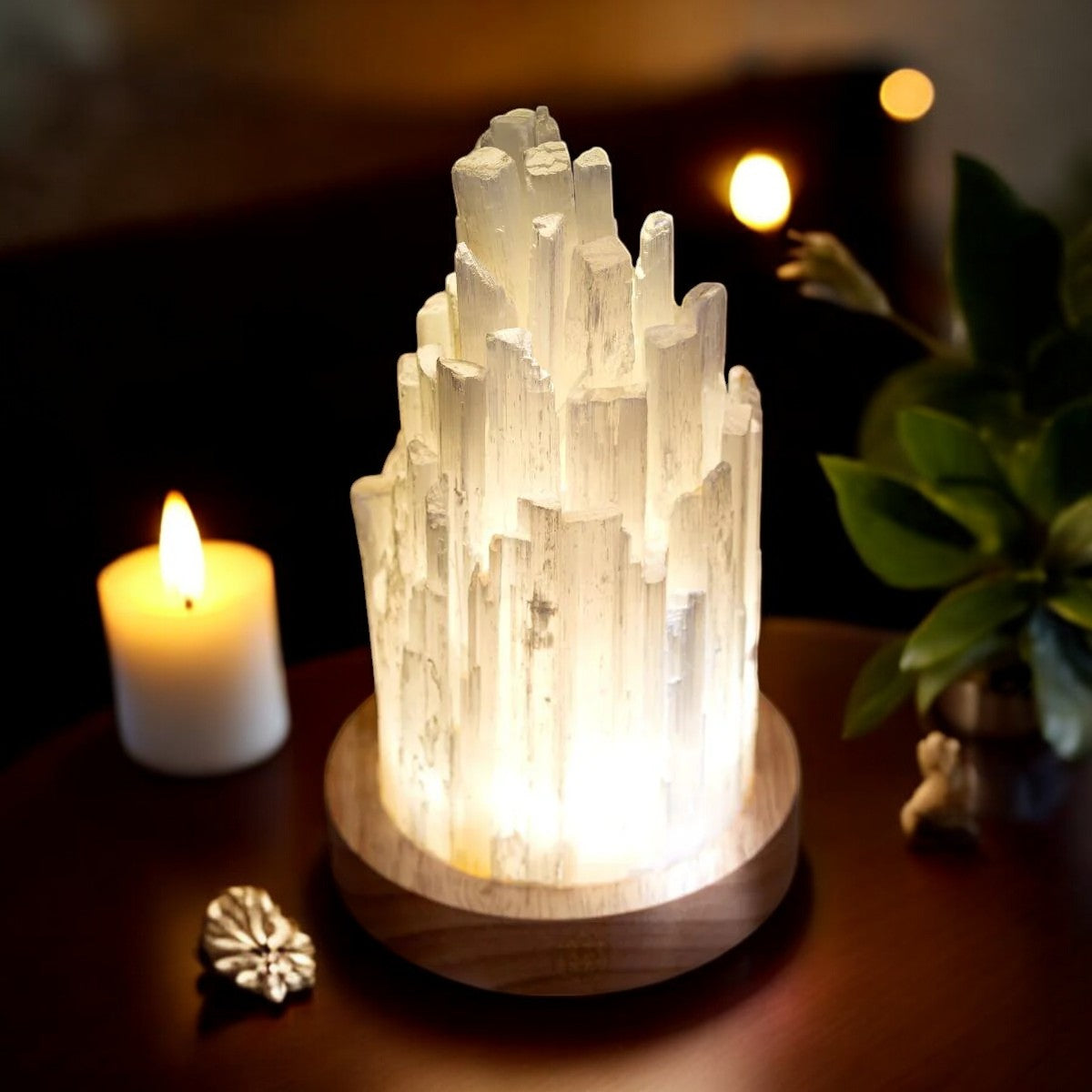 Lampe de Guérison en Sélénite Radieuse