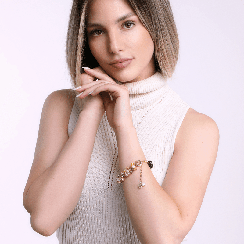 Bracelet Cape Protecteur en Hématite et Or