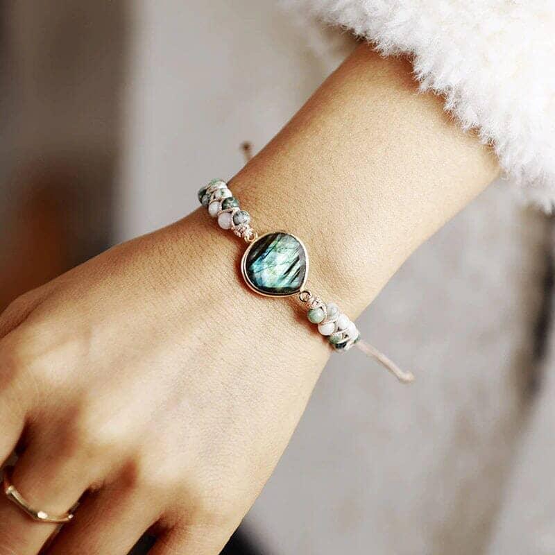 Bracelet Harmonie Mystique en Labradorite