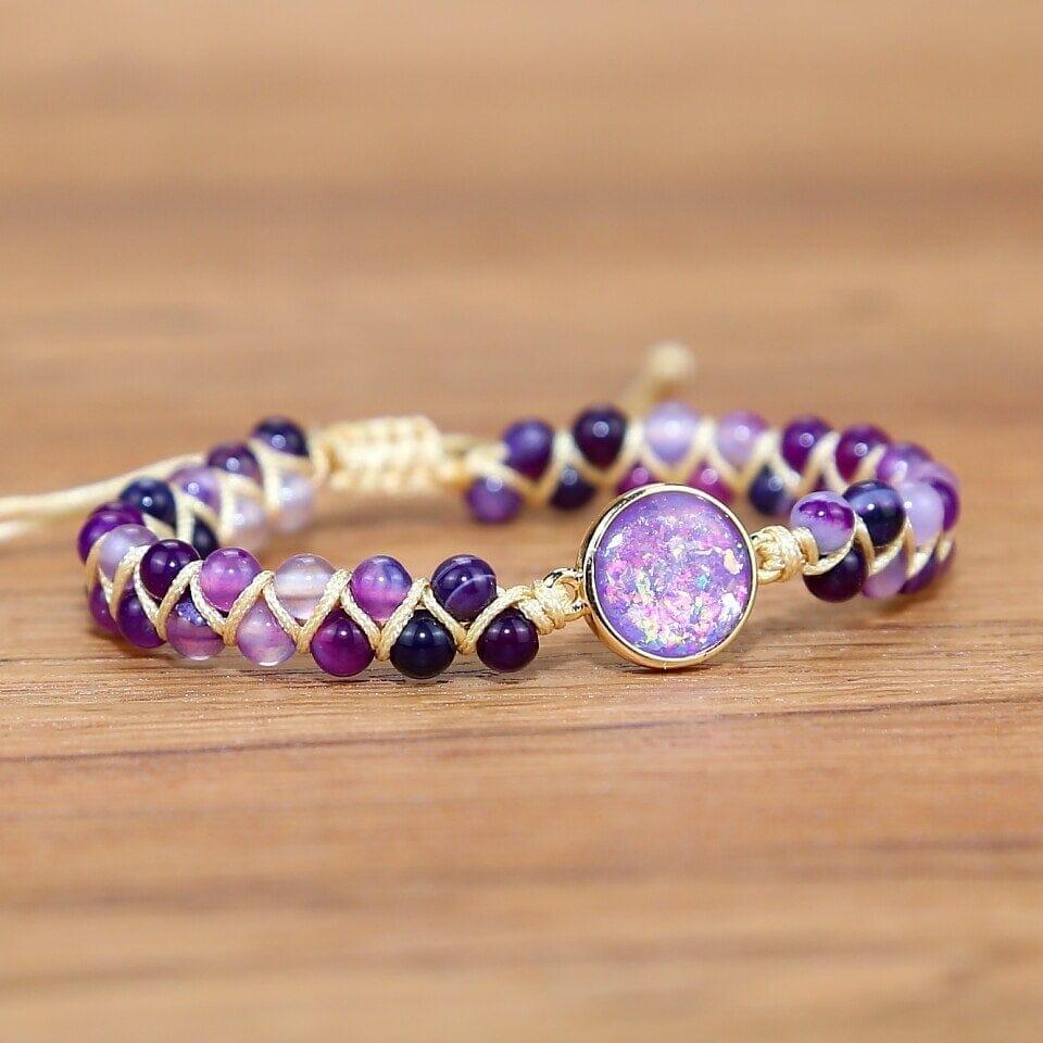 Bracelet en Améthyste Éclat Céleste