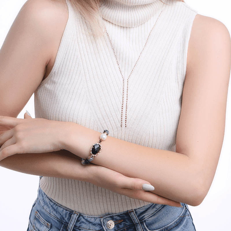 Bracelet Glorieux Sol en Onyx Noir