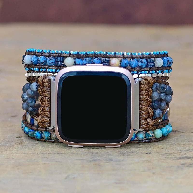 Bracelet de Montre Fitbit Versa 2 Fusion Bleue
