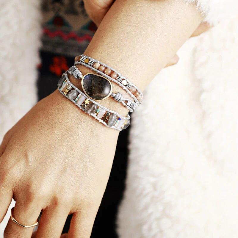 Bracelet de Transformation Mystique en Labradorite