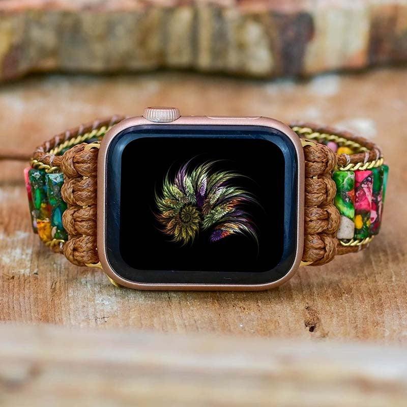 Bracelet de Montre Connectée Jardin Fleuri Impérial