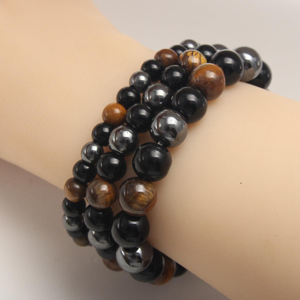 Bracelet Guerrier Mystique en Pierres Naturelles