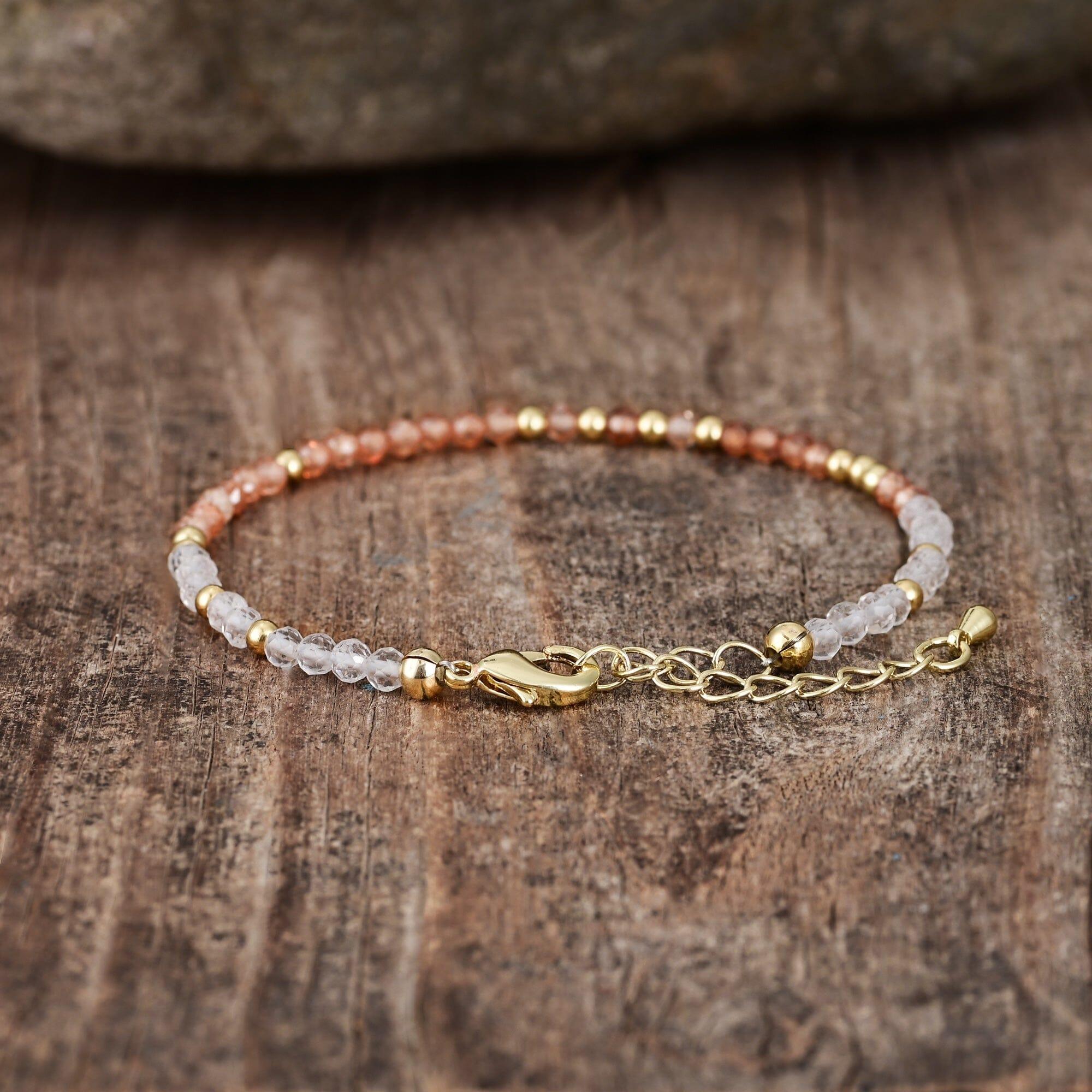 Bracelet Harmonie Mordorée en Topaze Impériale