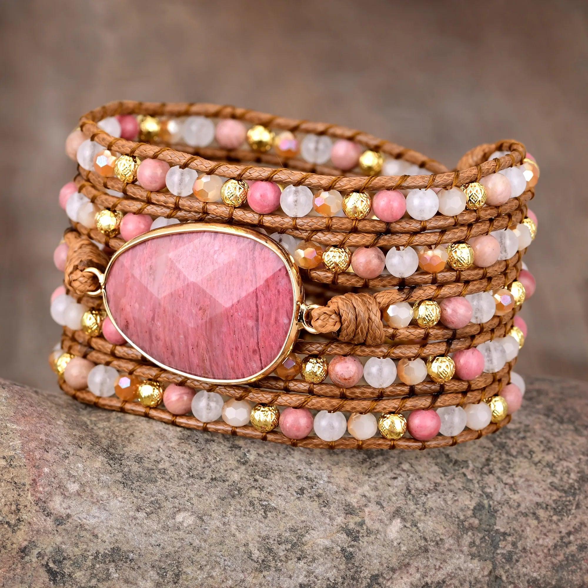 Bracelet Vibrante Essence en Pierres Naturelles