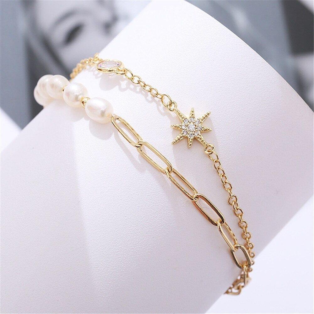 Bracelet de Perles Scintillantes