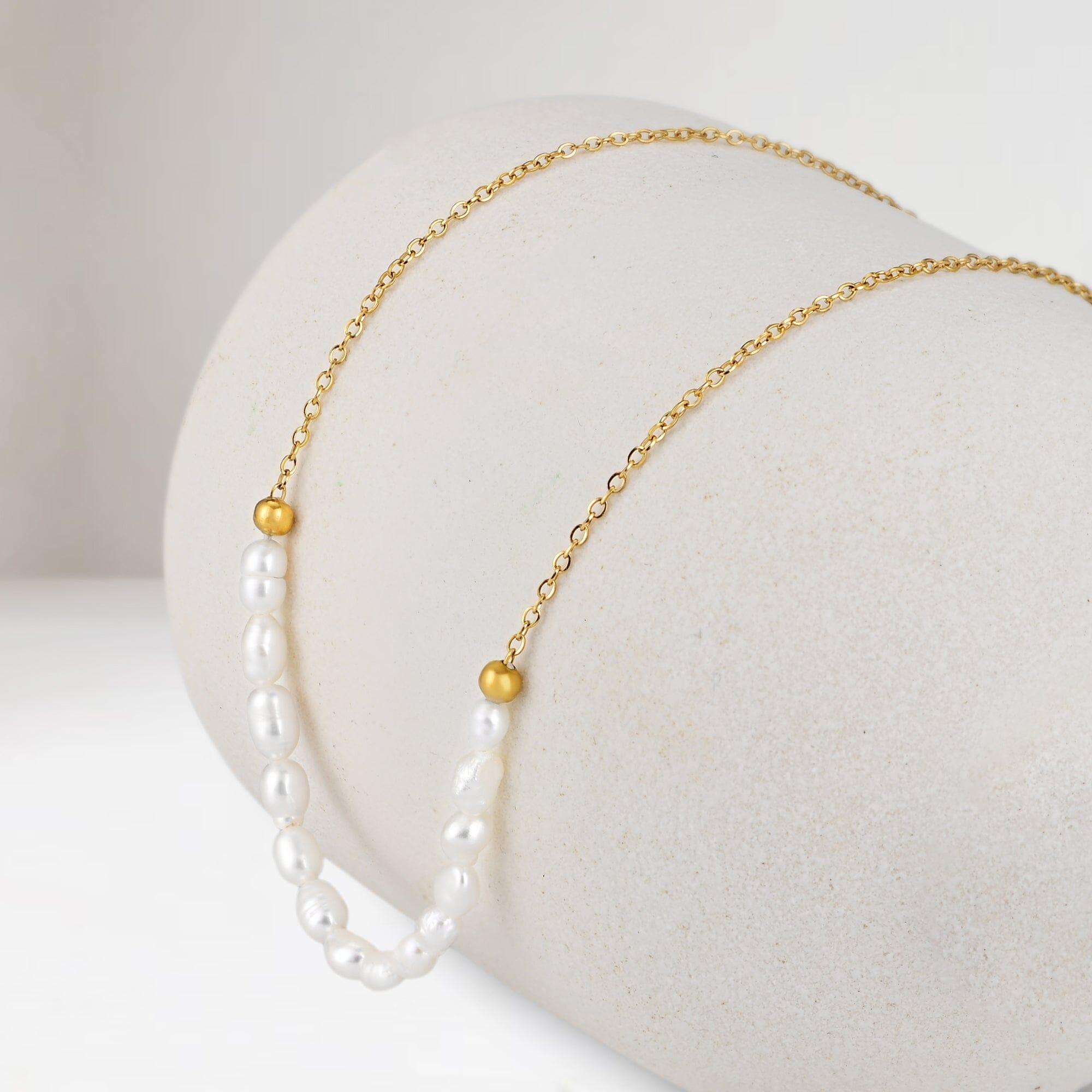 Coller Éclat Céleste en Perles de Lune