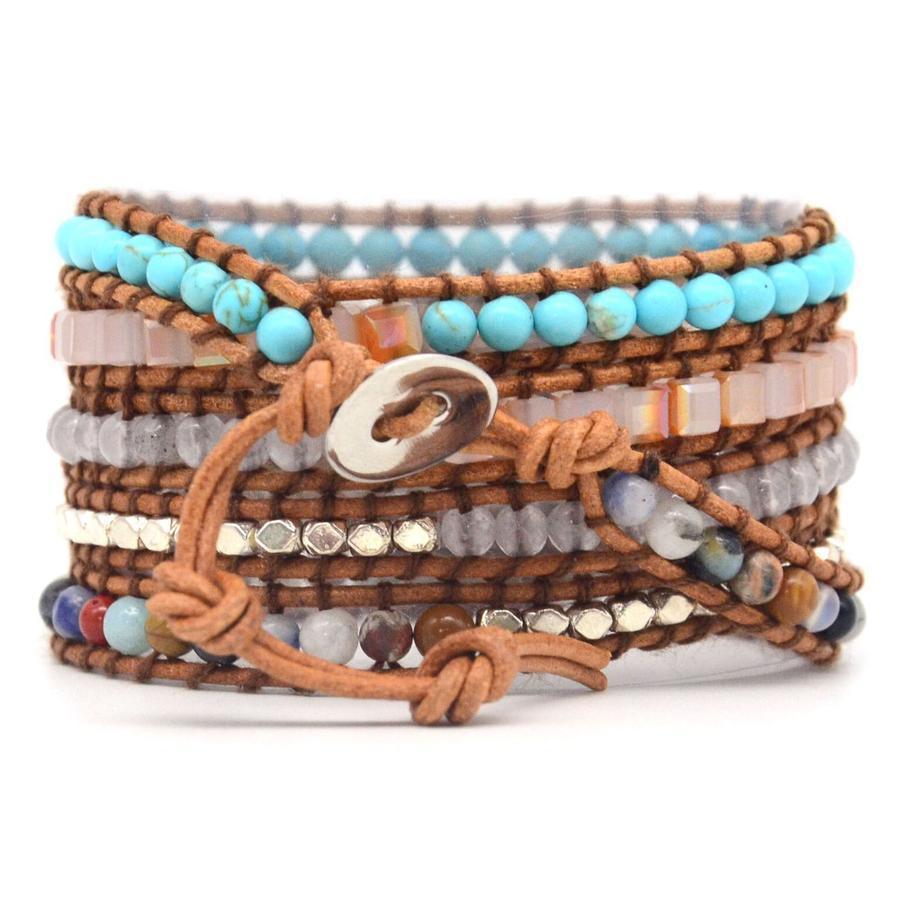 Bracelet Naturel en Pierre de Jaspe