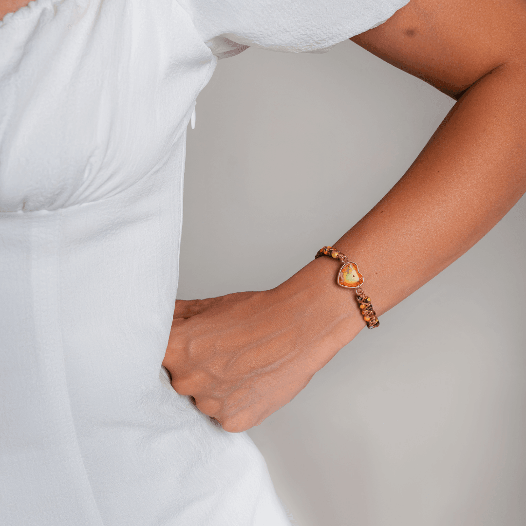 Bracelet Coeur Passionné en Jade