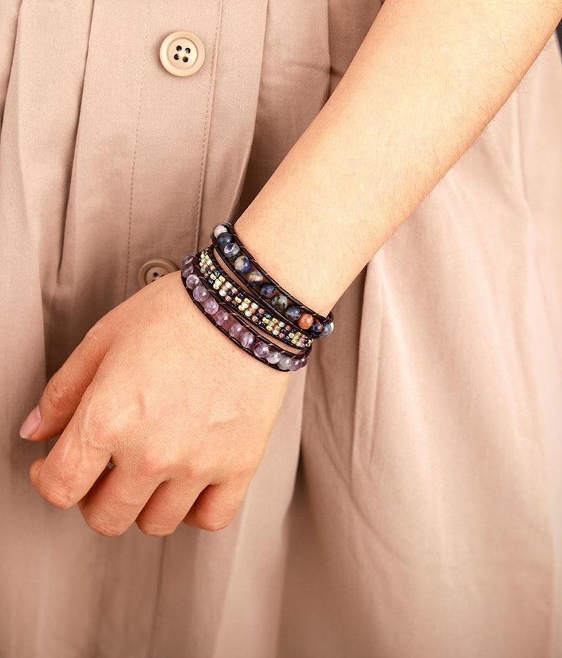 Bracelet Guérisseur en Améthyste