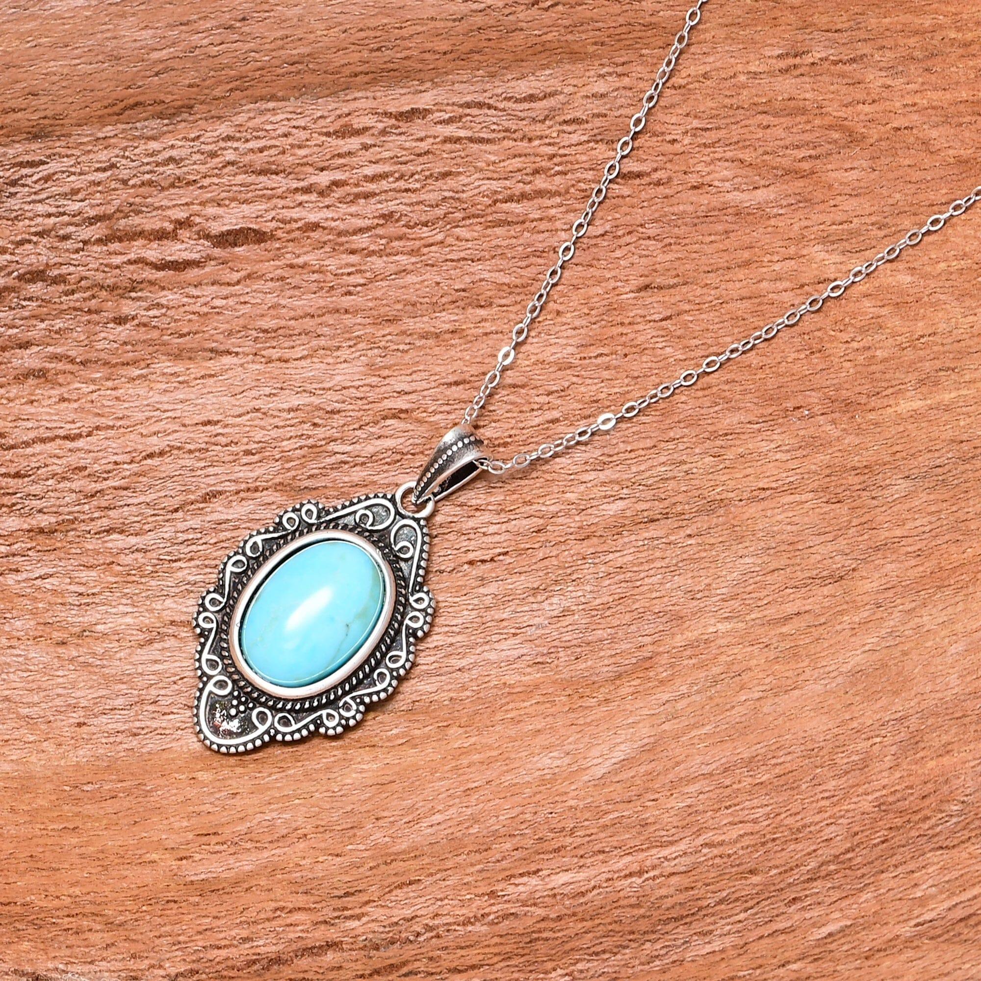 Collier Vintage Nabia en Turquoise