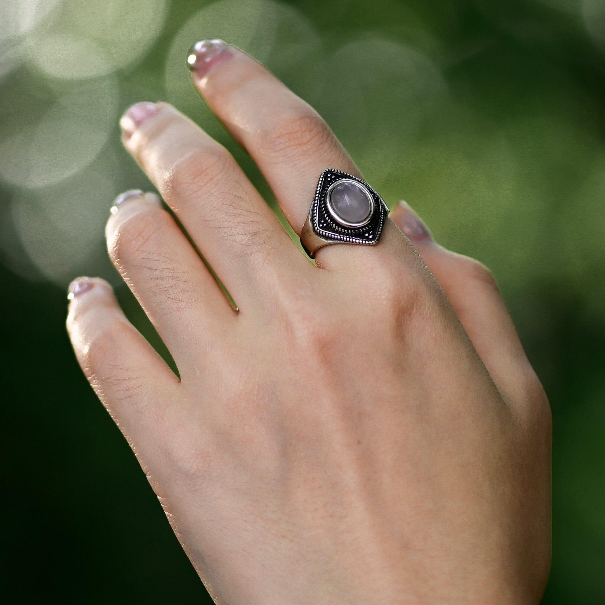 Aura - Anneau en Quartz Rose "Aimant d'Amour"