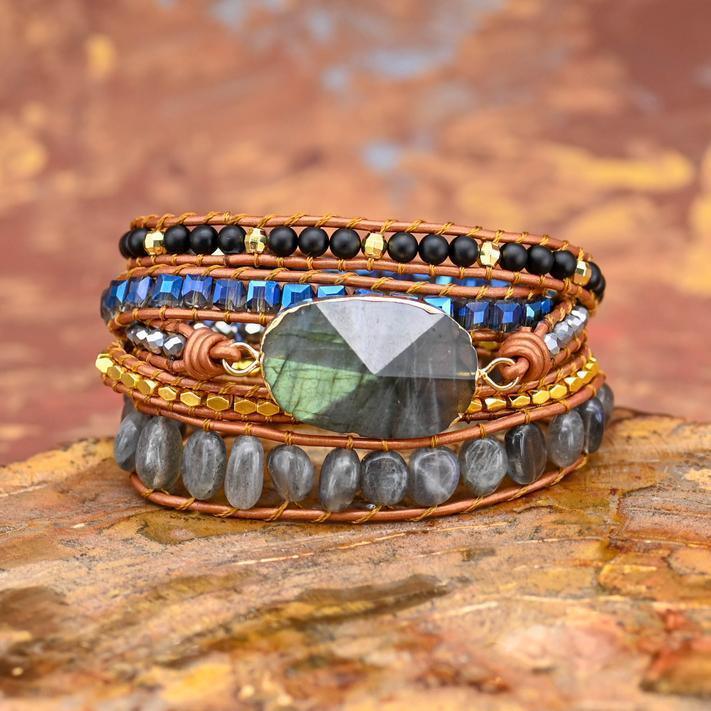 Bracelet de Protection en Labradorite