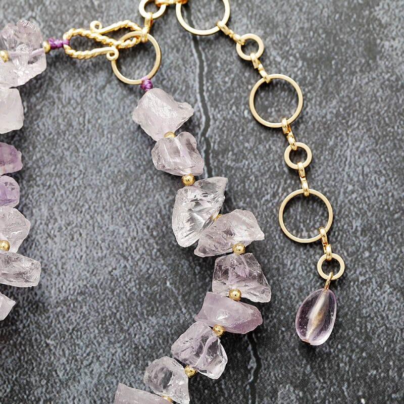 Collier Marée d’Améthyste