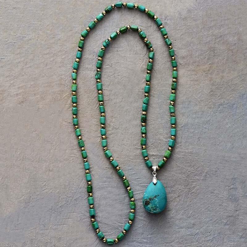 Collier Nettoyant et Purifiant en Turquoise