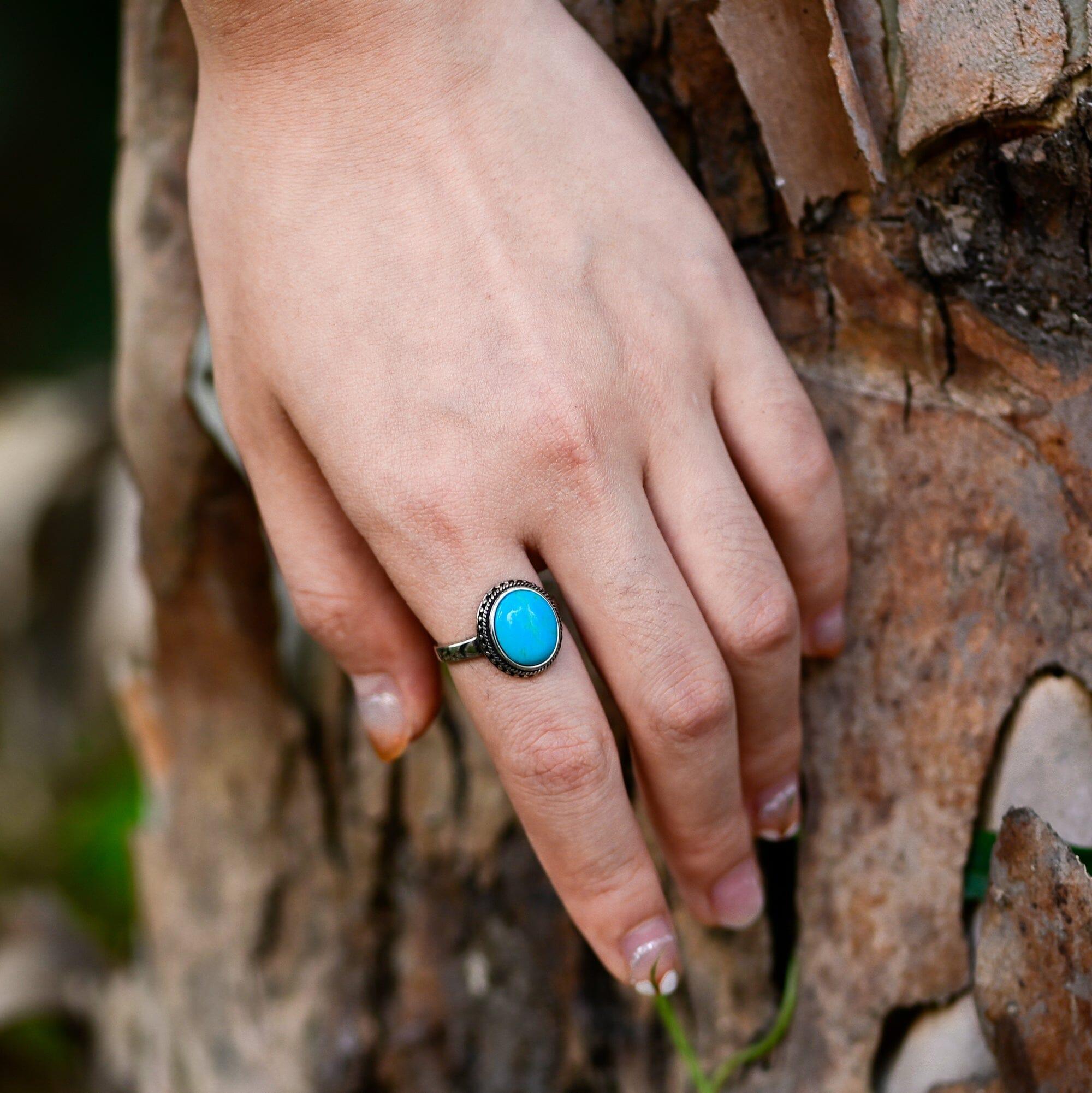Lucina - Bague en Turquoise Bénédictions