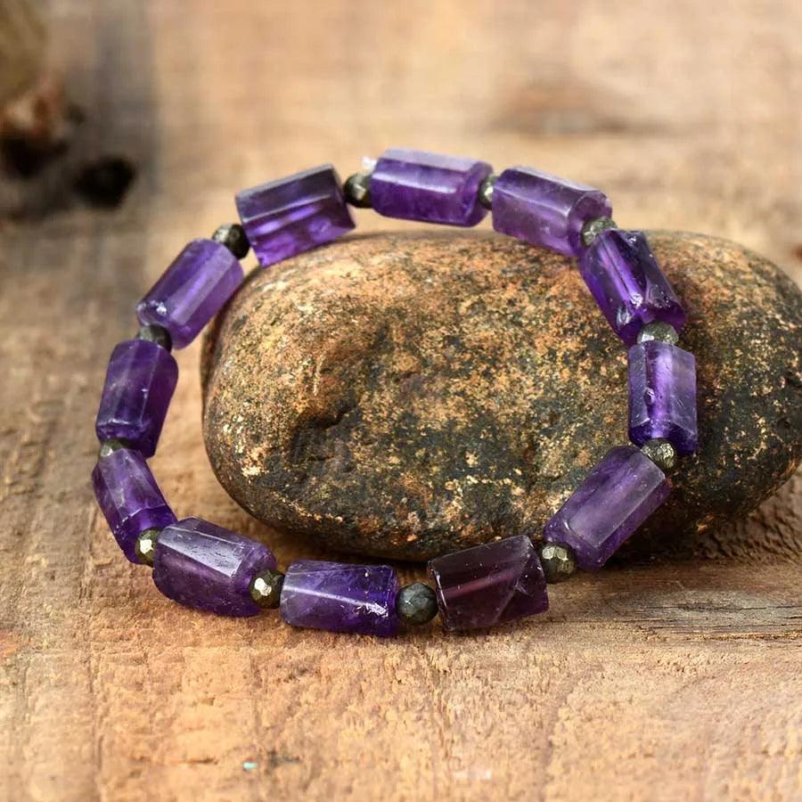 Bracelet Sérénité de l'Univers en Pierres Naturelles