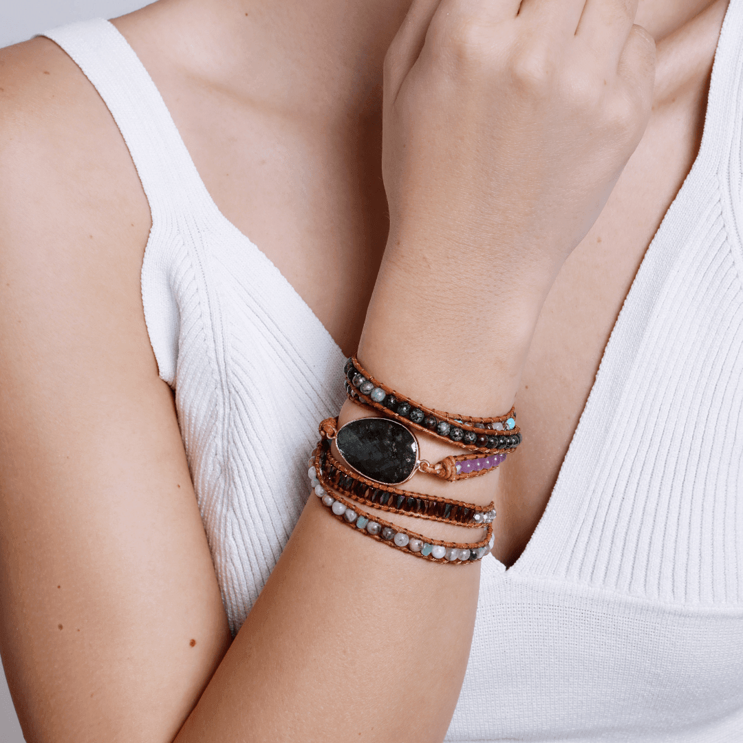 Bracelet Boho en Labradorite