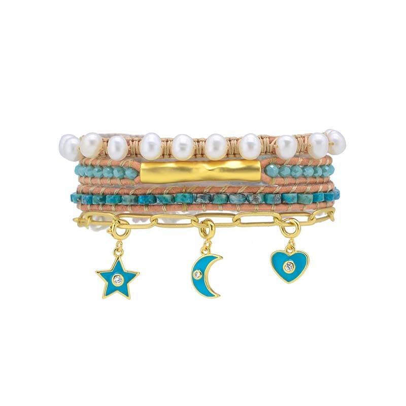 Bracelet et Breloques en Agate