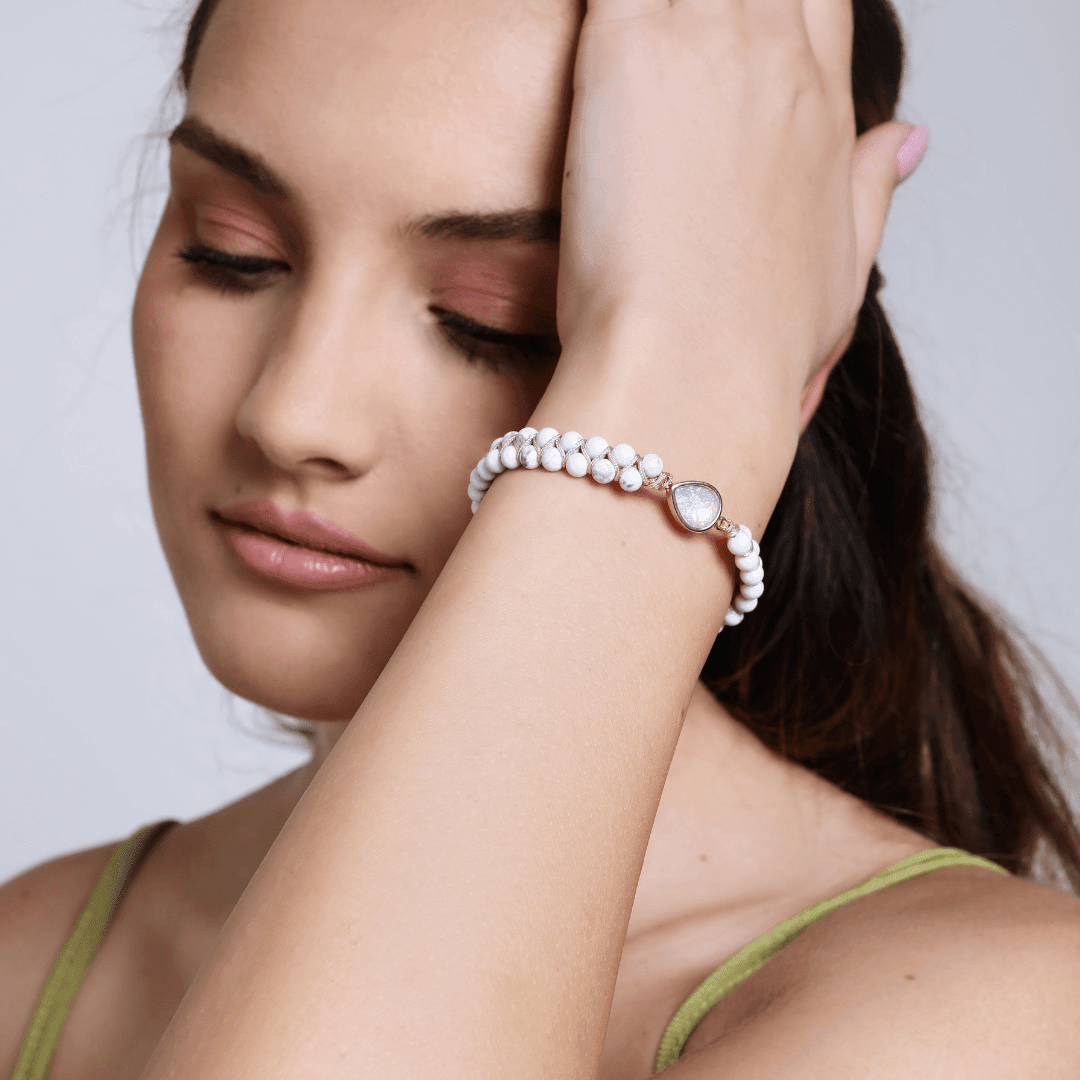 Bracelet Énergie Magique en Howlite