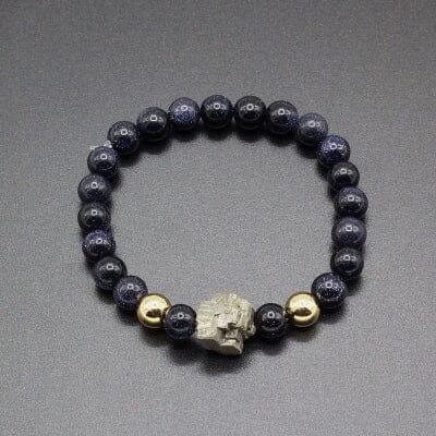 Bracelet Gardien Astral en Onyx et Pyrite