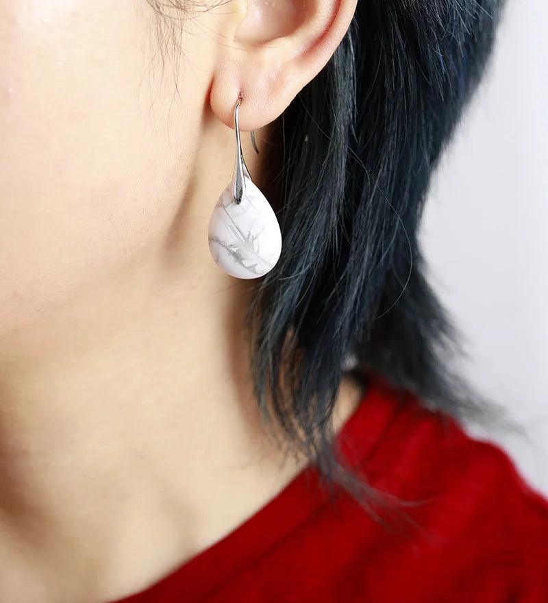 Boucles d'Oreilles Harmonie Divine en Pierres Naturelles