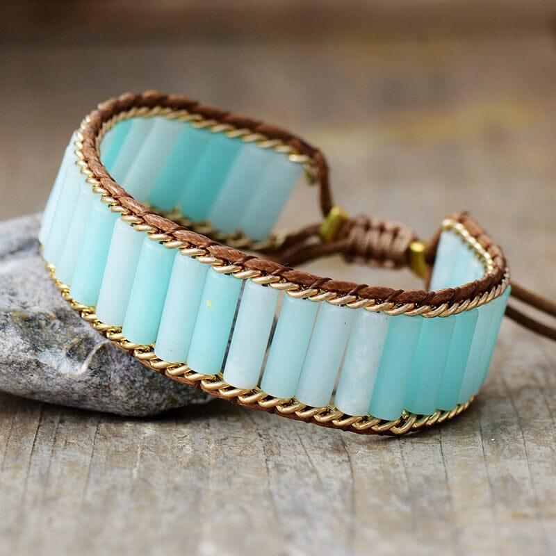 Bracelet Oasis de Tranquillité en Pierres Naturelles