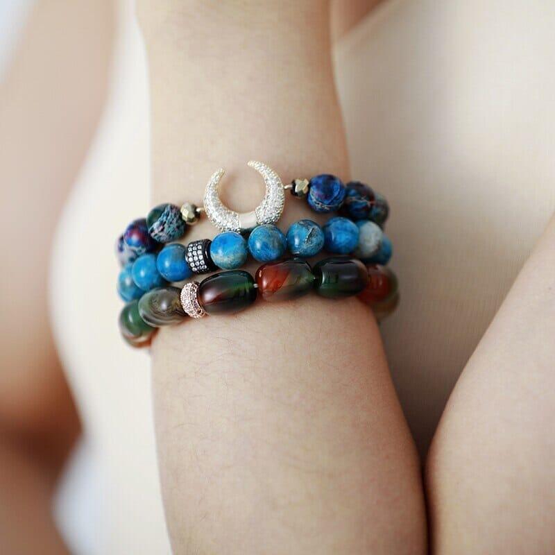 Bracelet Manifestation Mystique en Apatite