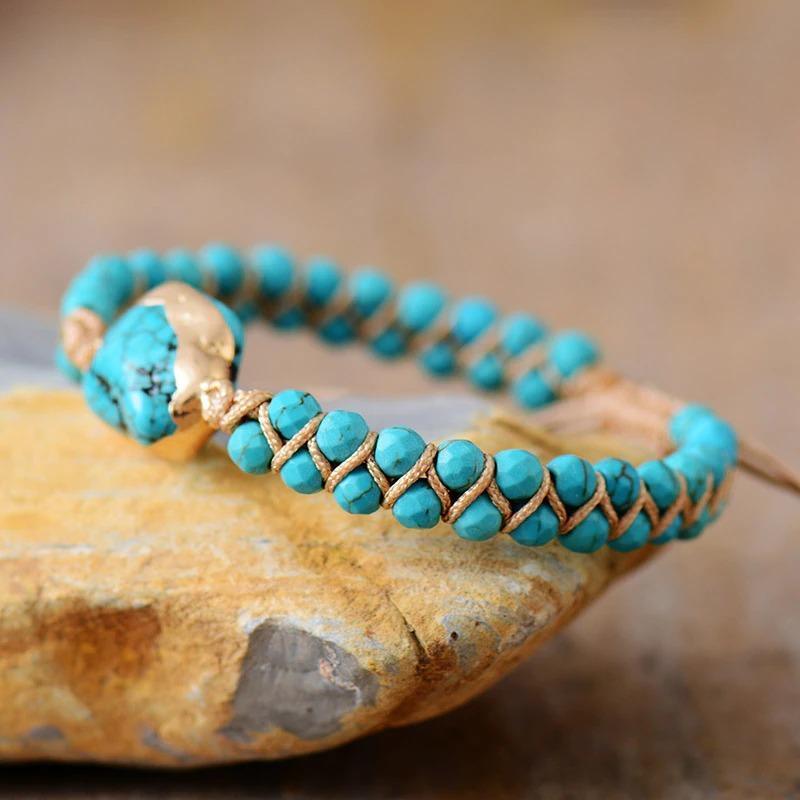 Bracelet Mala Turquoise Ravissante
