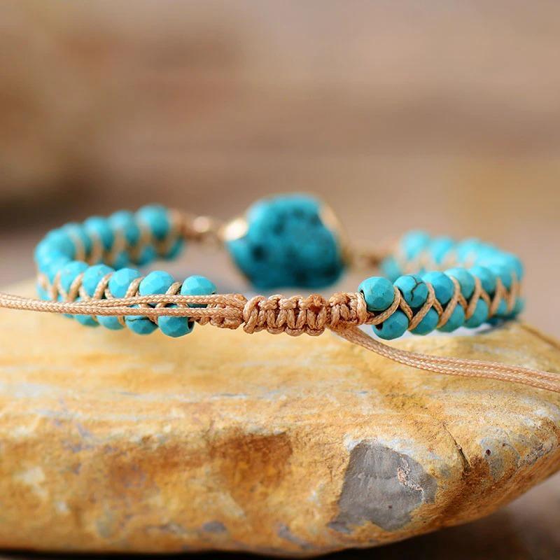 Bracelet Mala Turquoise Ravissante