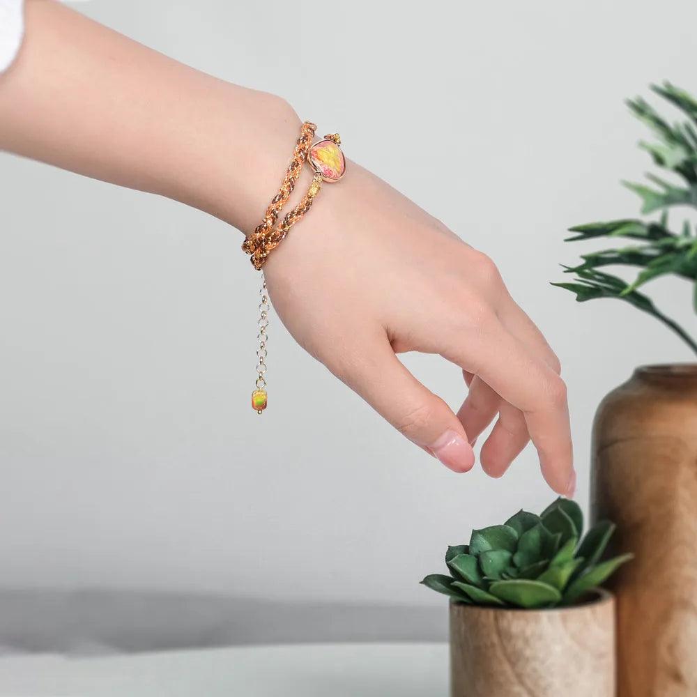 Collier Quiétude Solaire en Jaspe