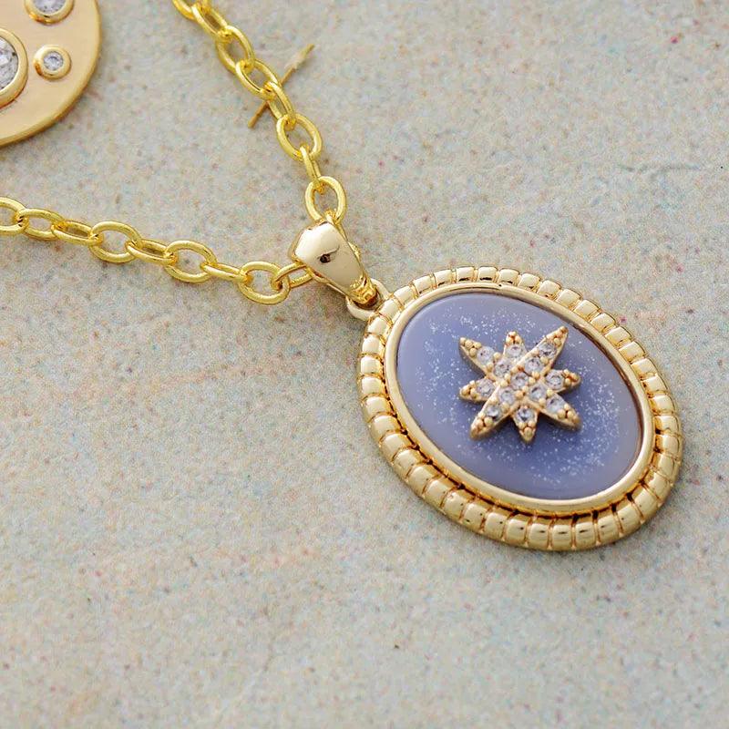 Collier Double Rayonnement du Cosmos