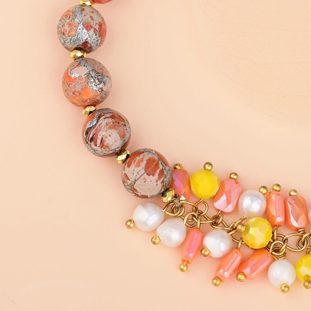 Bracelet Nourricier Suprême en Jaspe Doré