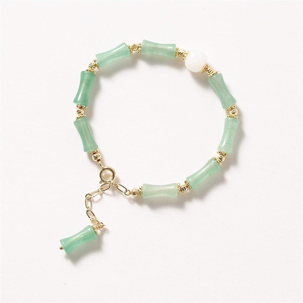 Bracelet Aura Mordorée en Jade Hetian