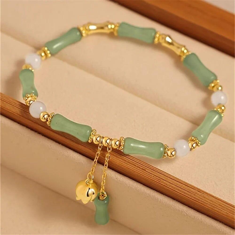 Bracelet Harmonie de la Nature en Jade & Aventurine