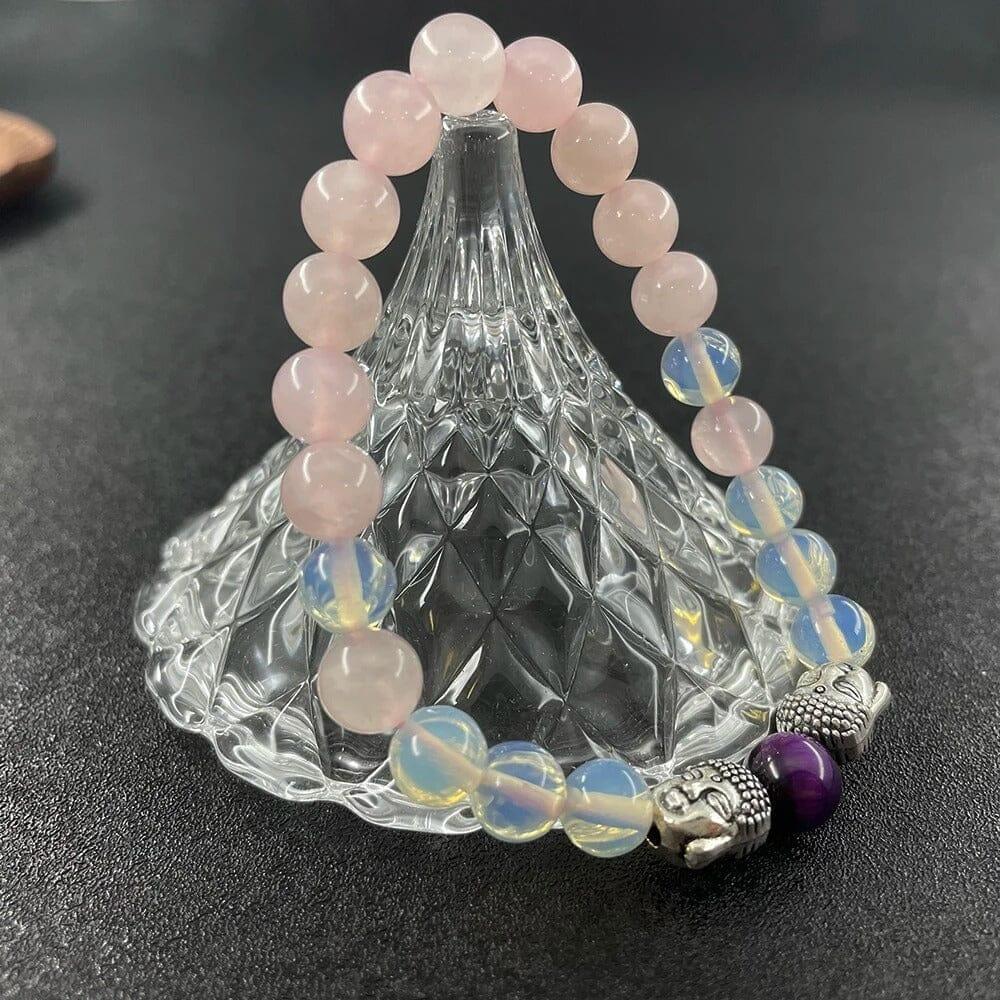 Collection de Bracelet Bouddha Sérénité Rayonnante en Pierres Précieuses