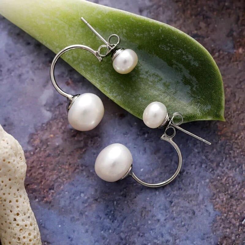 Boucles d’Oreilles Grâce Pure en Perles