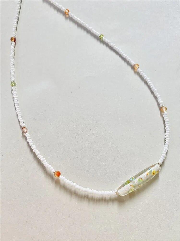 Collier Pure Sérénité en Perles de Riz