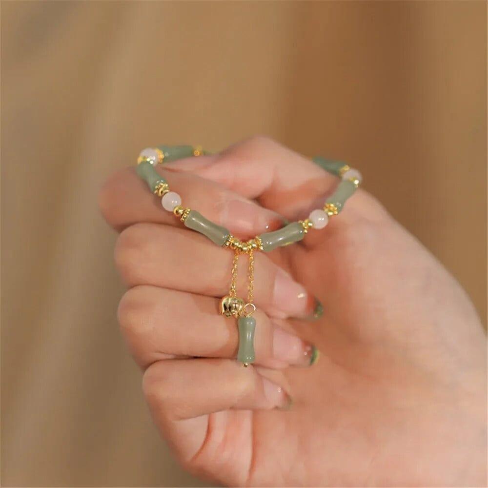 Bracelet Harmonie de la Nature en Jade & Aventurine