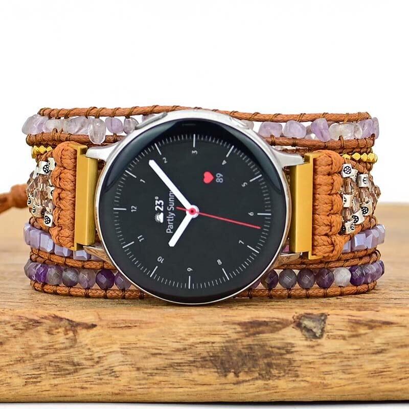 Bracelet de Montre Samsung Trésor en Améthyste