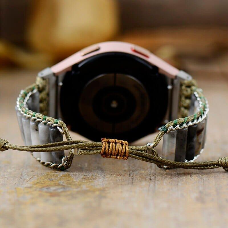 Bracelet pour Galaxy Smart Watch 4 Éternel Pouvoir en Pierres Naturelles