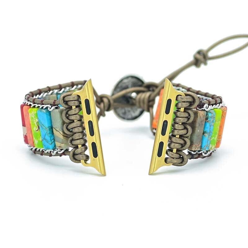 Bracelet d'Apple Watch Équilibre des Sept Chakras