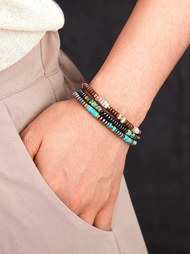 Bracelet Ancrage Divin en Hématite et Jaspe